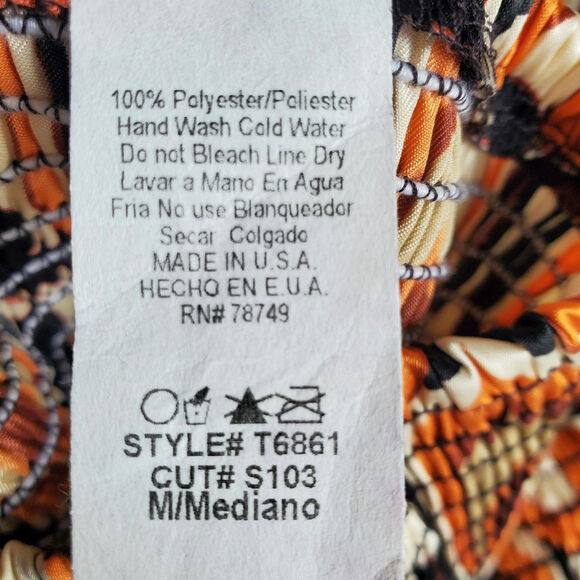 Women Y2K Vtg Wet Seal Tube Top M Disco Club Groovy Retro Hippie Boho NEW USA - Picture 4 of 8